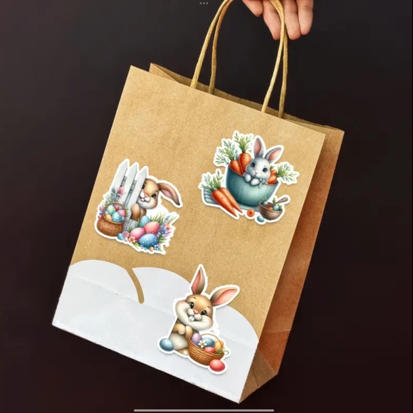 Easter Bunny & Easter Egg Stickers (50 Piece) SO SO CUTE! - Picture 3 of 5
